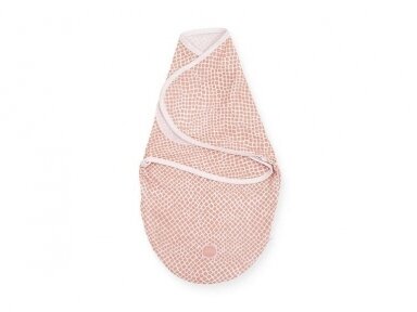 Jollein Medvilninis vystymo kokonas Snake pale pink 0-3 mėn Jollein Medvilninis vystymo kokonas Snake pale pink 0-3 mėn