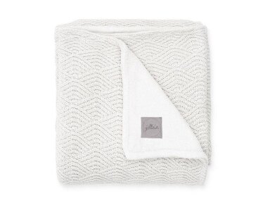 Jollein megztas pledas River knit 100x150cm Pale Pink Jollein megztas pledas River knit 100x150cm Pale Pink
