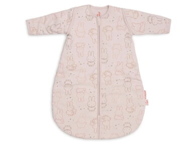 Sleeping bag with removable sleeves 70cm TOG 2,5-3,5 Miffy Moments Silk Rose