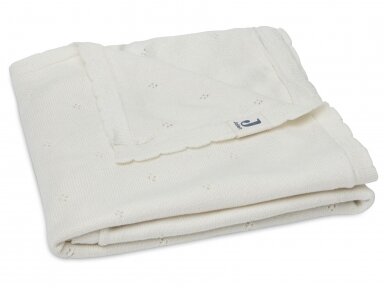 Jollein Pointelle pledas 100x150 cm Ivory Jollein Pointelle pledas 100x150 cm Ivory