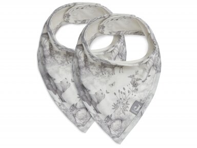 Jollein seilinukas Bib Bandana Blue Forest animals 2vnt Jollein seilinukas Bib Bandana Blue Forest animals 2vnt