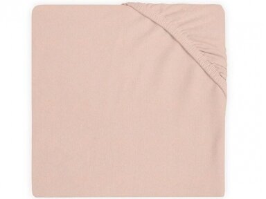 Трикотажная простыня Jollein на резинке Jersey Pale Pink 60x120