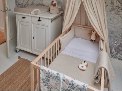 Sheet Crib 75x100cm Love you  Nougat 3