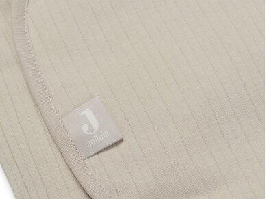 Jollein autokėdutės ir lopšio užklotas Basic Stripe Nougat 4
