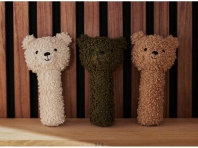 Jollein barškutis Teddy Bear Biscuit 2