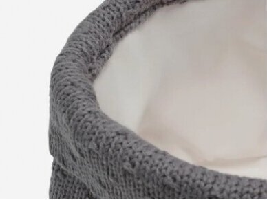 Jollein daiktadėžė Bliss Knit Storm grey 1