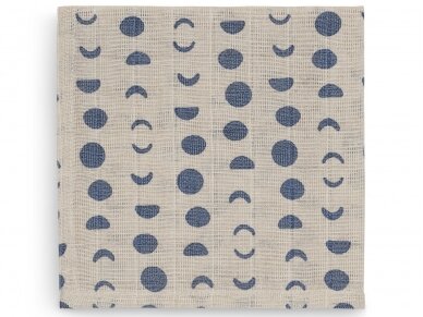 Jollein muslino merliukai 31x31 cm Moonlight 3vnt 1 Jollein muslino merliukai 31x31 cm Moonlight 3vnt 1