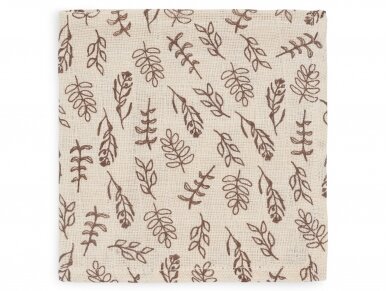 Jollein muslino merliukai 31x31 cm Meadow Chesnut 3vnt 1 Jollein muslino merliukai 31x31 cm Meadow Chesnut 3vnt 1