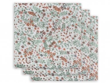 Jollein muslino audinio vystyklų rinkinys 70x70 Bloom 3vnt. Jollein muslino audinio vystyklų rinkinys 70x70 Bloom 3vnt.