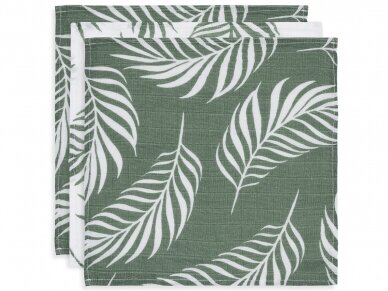 Комплект муслиновых пелёнок Jollein 115x115 Nature Ash Green 2 шт