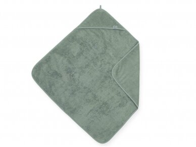 Jollein kilpinis rankšluostis su gobtuvu Terry Stone Green 75x75 cm 1 Jollein kilpinis rankšluostis su gobtuvu Terry Stone Green 75x75 cm 1