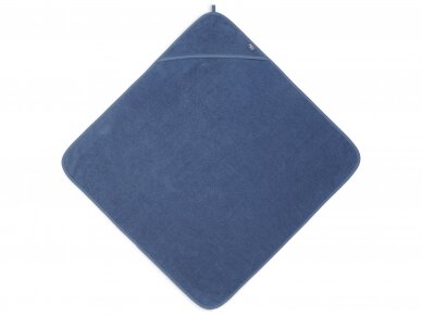 Jollein kilpinis rankšluostis su gobtuvu Terry Jeans Blue 75x75 cm 2 Jollein kilpinis rankšluostis su gobtuvu Terry Jeans Blue 75x75 cm 2