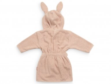 Jollein kilpinis vonios chalatėlis 1-2 metai Pale Pink 1