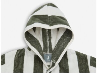 Махровый халат Jollein на 1-2 года Stripe Terry Leaf Green GOTS 2 Махровый халат Jollein на 1-2 года Stripe Terry Leaf Green GOTS 2