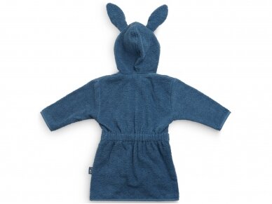 Jollein kilpinis vonios chalatėlis 1-2 metai Jeans Blue 1