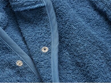 Jollein kilpinis vonios chalatėlis 1-2 metai Jeans Blue 3 Jollein kilpinis vonios chalatėlis 1-2 metai Jeans Blue 3