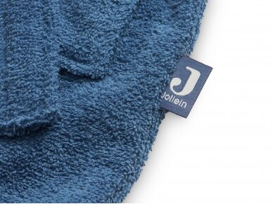 Jollein kilpinis vonios chalatėlis 1-2 metai Jeans Blue 4 Jollein kilpinis vonios chalatėlis 1-2 metai Jeans Blue 4