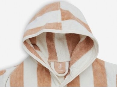 Bathrobe 3-4 years Stripe Terry Biscuit GOTS 3 Bathrobe 3-4 years Stripe Terry Biscuit GOTS 3