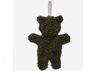 Jollein kramtuko ar čiulptuko laikiklis Teddy Bear Leaf Green 1