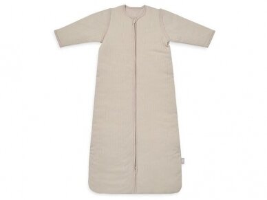 Jollein kūdikio miegmaišis su nusegamomis rankovėmis Basic Stripe Nougat 110 cm