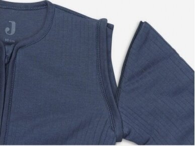 Jollein kūdikio miegmaišis su nusegamomis rankovėmis Basic Stripe Jeans Blue 90 cm  4