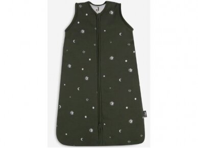 Jollein kūdikio miegmaišis su nusegamomis rankovėmis Stargaze Leaf Green 110cm 2