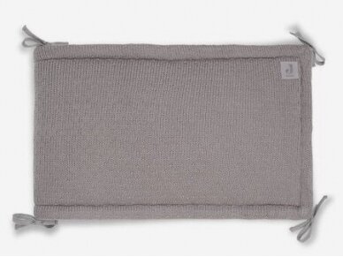 Bedbumper 35x180cm Bliss Knit Storm Grey 1