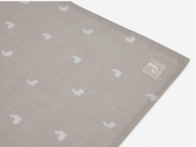 Хлопковые пелёнки Jollein 15x115cm Dotted Rabbit Nougat 1 Хлопковые пелёнки Jollein 15x115cm Dotted Rabbit Nougat 1