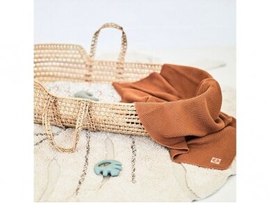 Муслиновое одеяло Jollein 75x100 см Fringe Biscuit 1 Муслиновое одеяло Jollein 75x100 см Fringe Biscuit 1