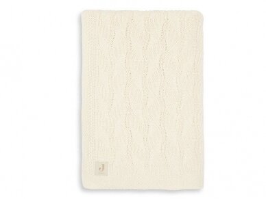Плед Jollein вязаный на кроватку Spring ivory 75 х 100 см Плед Jollein вязаный на кроватку Spring ivory 75 х 100 см
