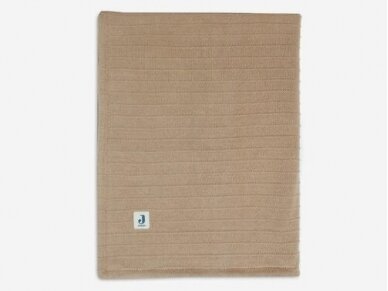 Jollein megztas pledas Pure Knit 100x150 cm Biscuit Velvet GOTS 1 Jollein megztas pledas Pure Knit 100x150 cm Biscuit Velvet GOTS 1