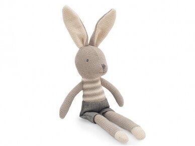 Мягкая вязанная игрушка Jollein  Кролик  Joey 1