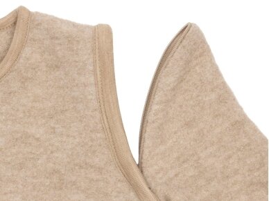 Jollein merino vilnos miegmaišis su nuimamos rankovėmis 90cm Felted Natural 2 - 2,5 TOG 2 Jollein merino vilnos miegmaišis su nuimamos rankovėmis 90cm Felted Natural 2 - 2,5 TOG 2