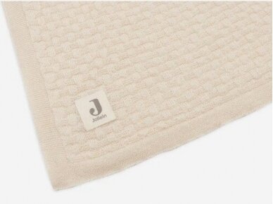 Jollein merino vilnos pledukas 100x150 cm Weave Knit Oatmeal 1 Jollein merino vilnos pledukas 100x150 cm Weave Knit Oatmeal 1