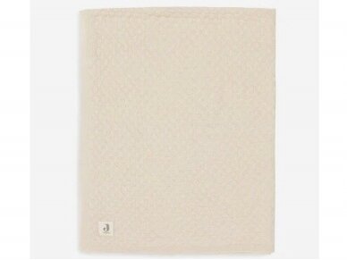 Jollein merino vilnos pledukas 100x150 cm Weave Knit Oatmeal 2 Jollein merino vilnos pledukas 100x150 cm Weave Knit Oatmeal 2