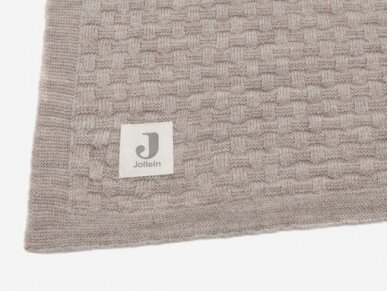 Jollein merino vilnos pledukas 100 x150 cm Weave Knit Funghi 2 Jollein merino vilnos pledukas 100 x150 cm Weave Knit Funghi 2