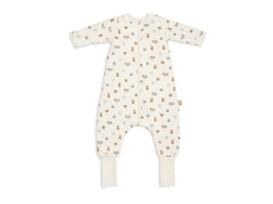 Sleeping bag with legs and removable sleeves 104/110 cm Jollies Sand 104/110 cm