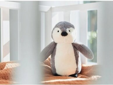 Jollein minkštas žaislas Penguin Storm Grey 2 Jollein minkštas žaislas Penguin Storm Grey 2