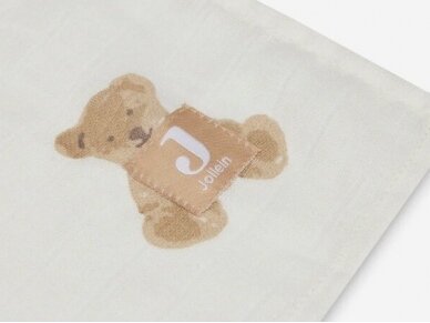 Комплект пелёнок Jollein из муслина 115х115 Teddy bear 2шт 1 Комплект пелёнок Jollein из муслина 115х115 Teddy bear 2шт 1