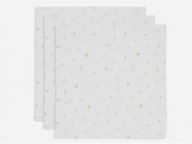 Jollein cloth Hydrophil 70x70cm Lovely Birds 3 pieces Jollein cloth Hydrophil 70x70cm Lovely Birds 3 pieces