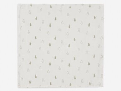 Jollein cloth Hydrophil 70x70cm Happy Miffy Olive Green 3 pieces  1