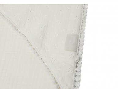 Муслиновое полотенце Jollein Embroidery Ivory 75 x 75 cm 4
