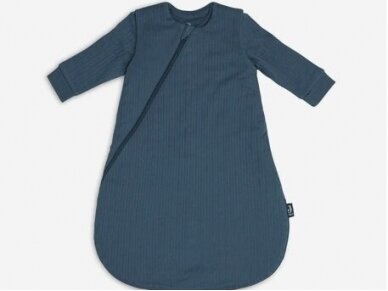 Newborn Sleeping Bag 4-Seasons 60cm Basic Stripe Jeans Blue