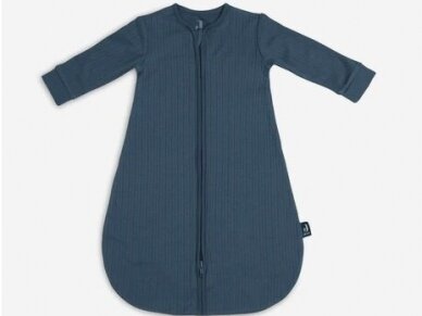 Newborn Sleeping Bag 4-Seasons 60cm Basic Stripe Jeans Blue 2