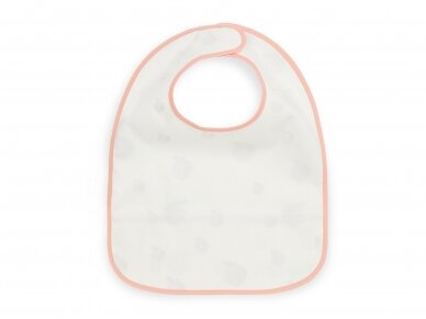 Jollein neperšlampamas seilinukas Bib su kišene Peach 2vnt. 1 Jollein neperšlampamas seilinukas Bib su kišene Peach 2vnt. 1