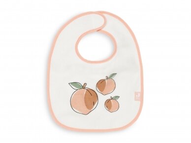 Jollein neperšlampamų seilinukų rinkinys Bib Peach Pink 3 vnt. 1 Jollein neperšlampamų seilinukų rinkinys Bib Peach Pink 3 vnt. 1