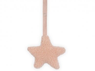Jollein pakabinami žaisliukai "Moon" Pale Pink 2 Jollein pakabinami žaisliukai "Moon" Pale Pink 2