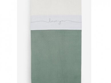 Sheet Crib 75x100cm Love you Grey 2 Sheet Crib 75x100cm Love you Grey 2