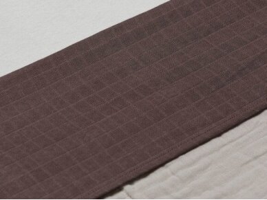 Jollein paklotas lopšiui 75x100cm Wrinkled Chesnut 1 Jollein paklotas lopšiui 75x100cm Wrinkled Chesnut 1