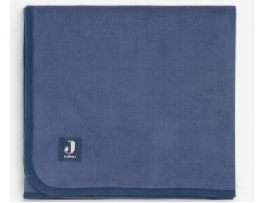 Blanket Crib 100x150cm Jeans Blue